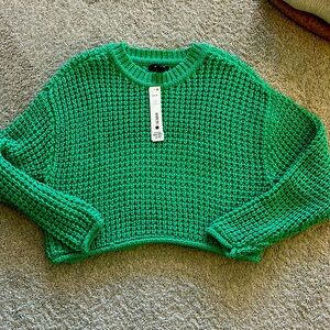 NWT Kelly Green Aqua sweater